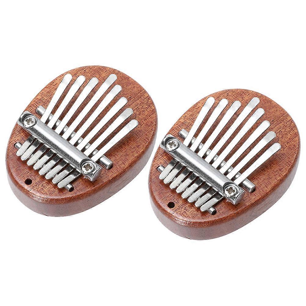 Portable Thumb Piano For Beginners Indoor Performance Droplet Shape Mini Kalimba 4Pcs