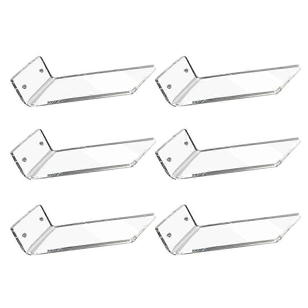 Acrylic Shoe Shelves with 18Pcs Transparent Racks