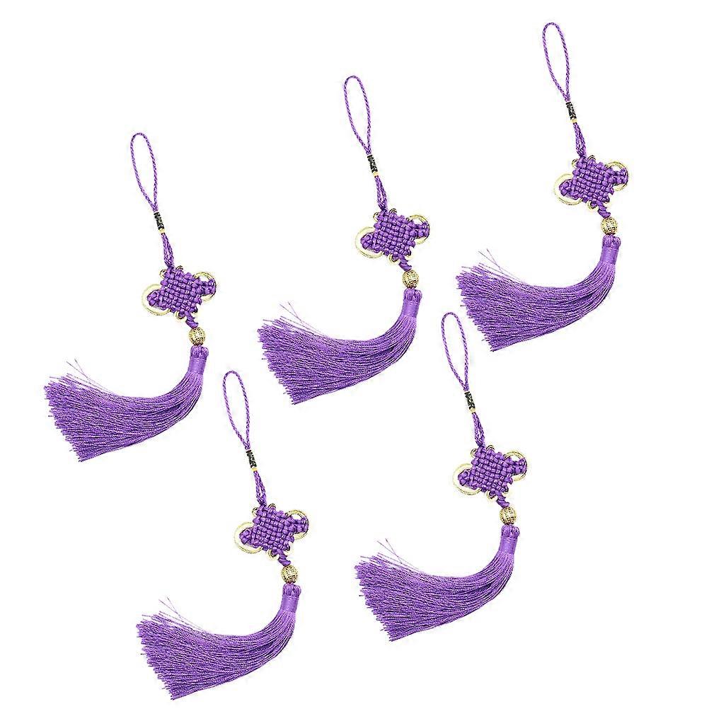 Chinese Knot Pendant Tassel Hanging Car Decoration with 15Pcs for Spring Festival