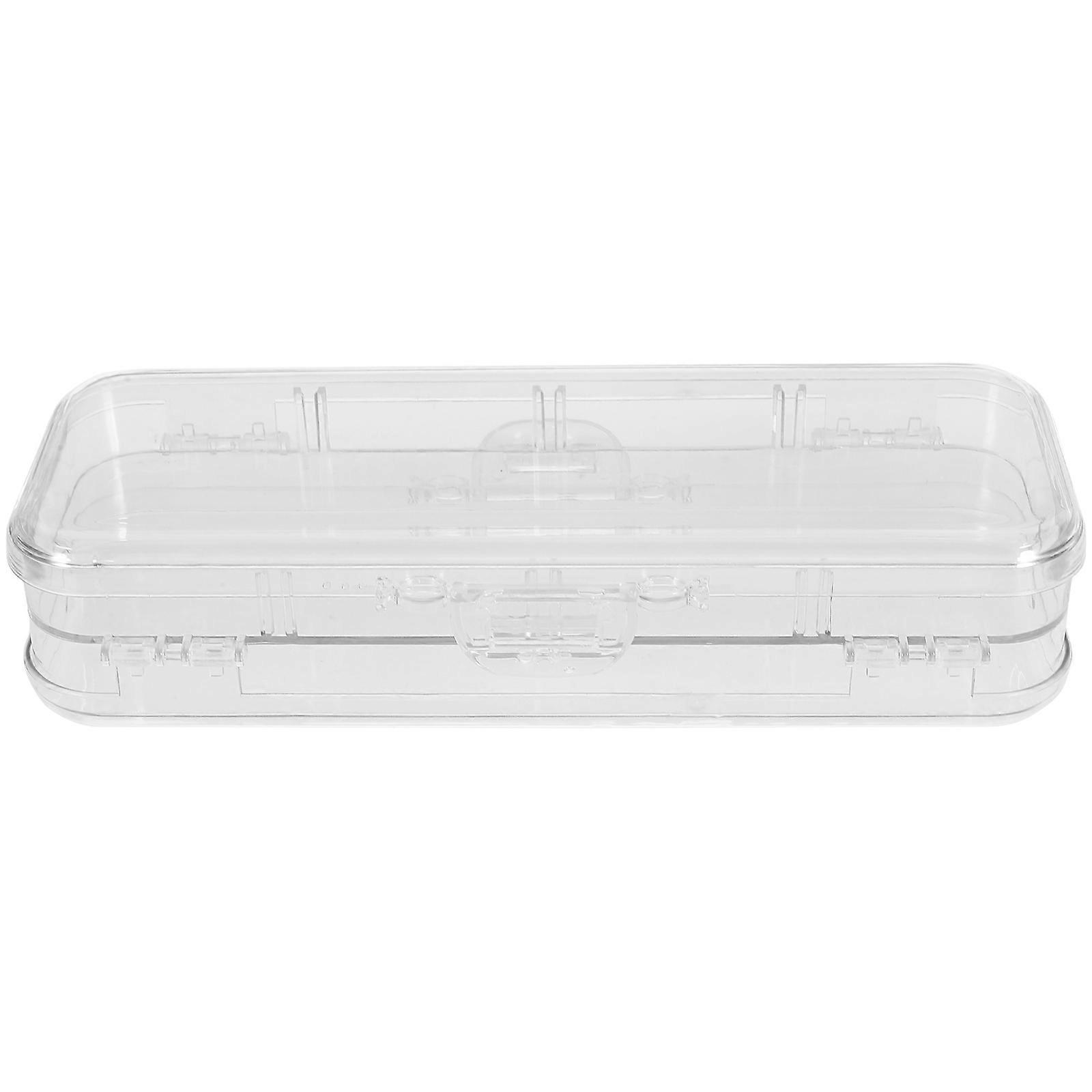 Transparent Pencil Case for Stationery Storage with 5Pcs Portable Boxes