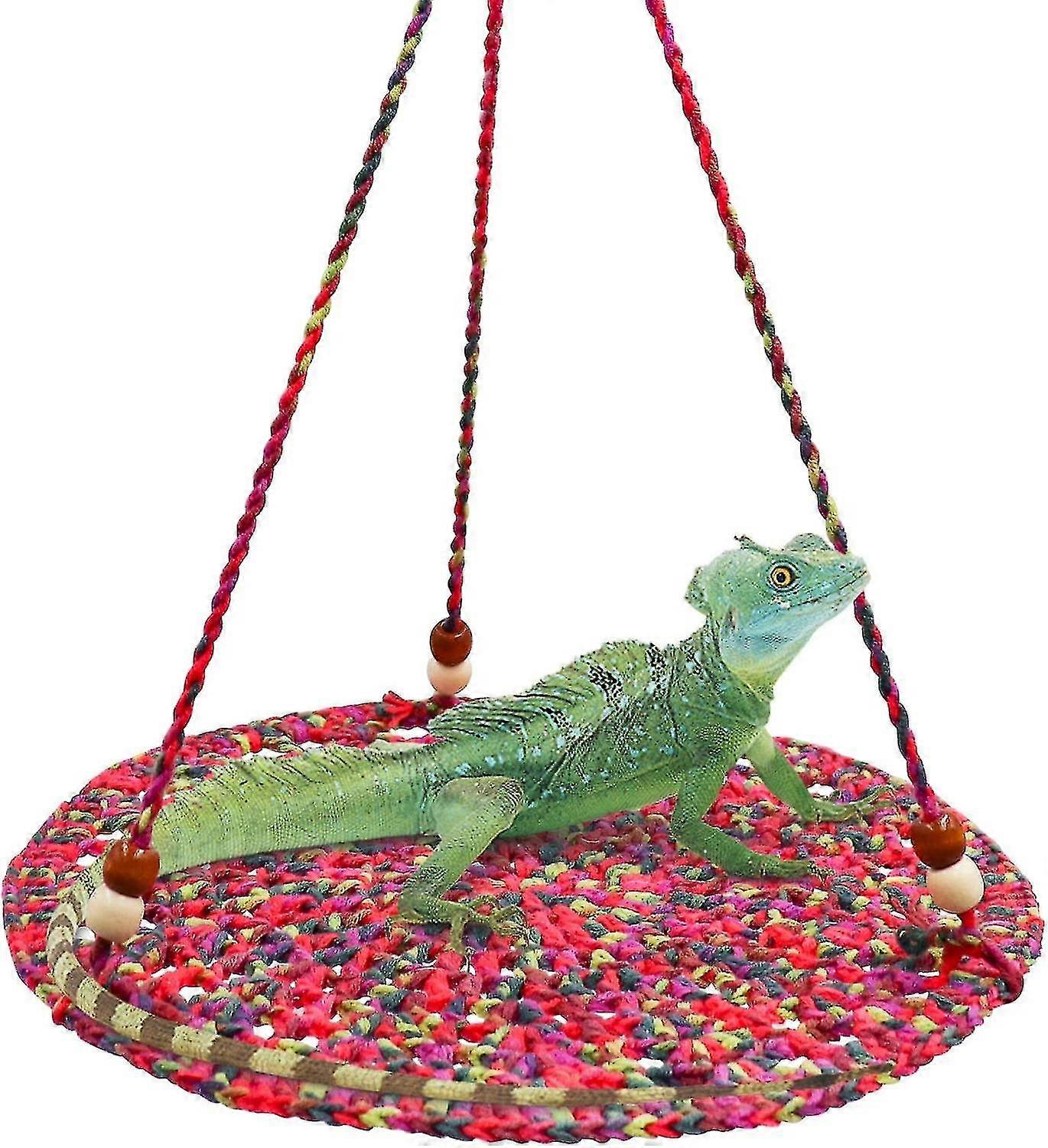 Reptile Hammock Swing Hanging Bed, Cute Lizard Swing Toy, Cotton Lizard Bed, Reptile Summer Bed For Bearded Dragon 2025