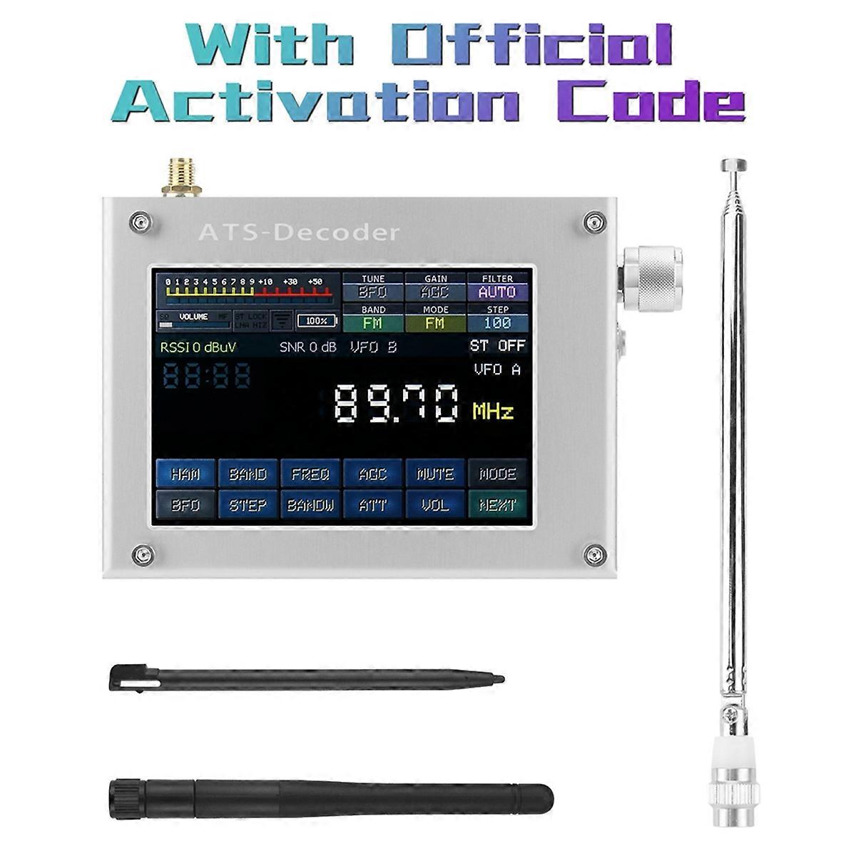 For ATS-Decoder SDR Radio AM FM SYNC SSB CW DIGI Receiver