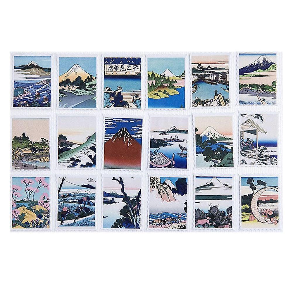 Boxed Stickers DIY Notebook Decals for Decoration 9 Boxes