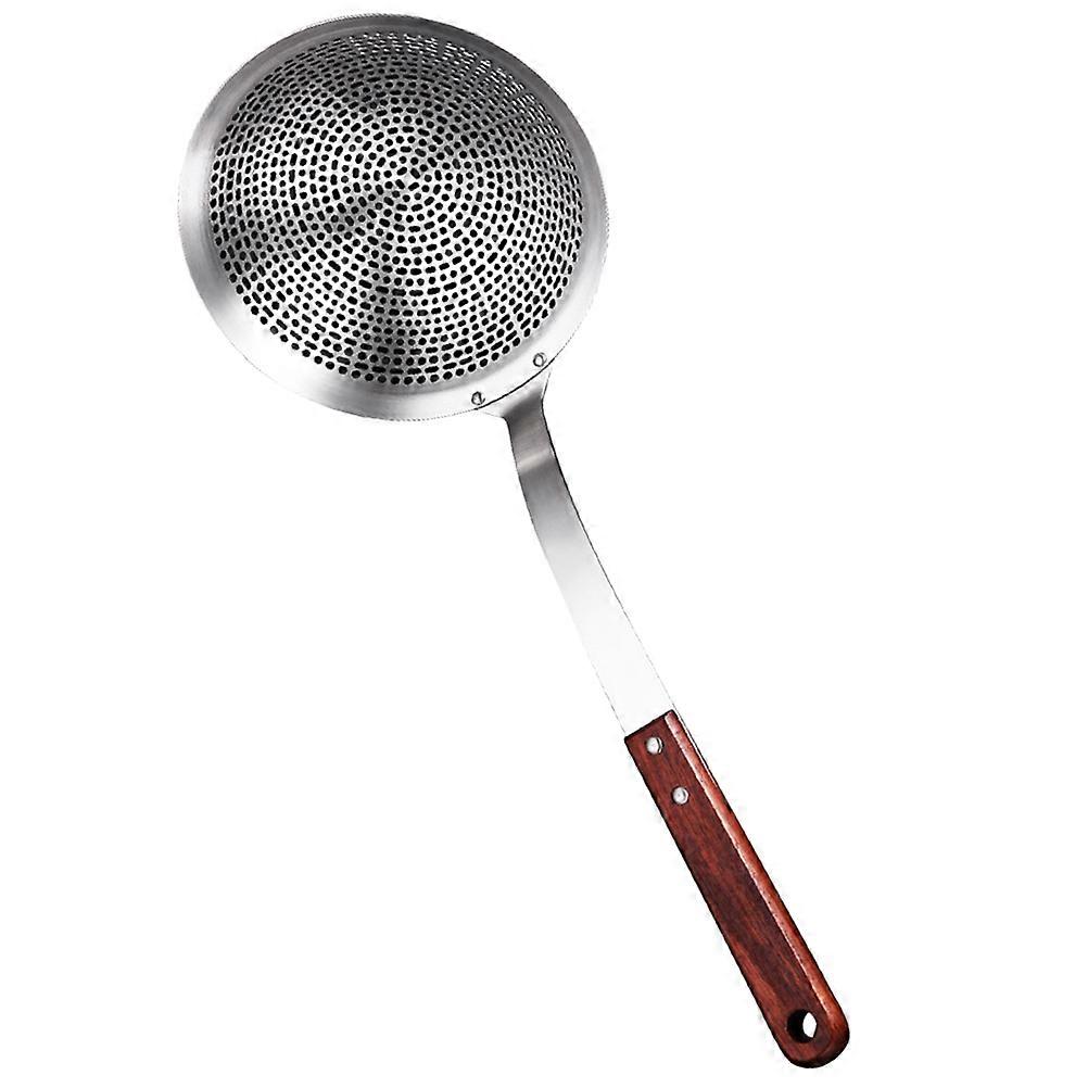 Skimmer Strainer Spoon MultiFunctional Boiling Silver 18Cm 1Pack