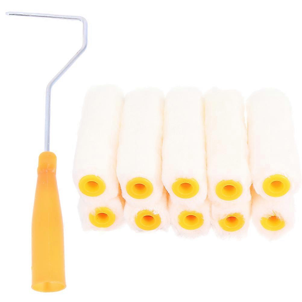 Paint Roller for Painting Use 3Pcs with 10 Washable Replacement Roller Covers
