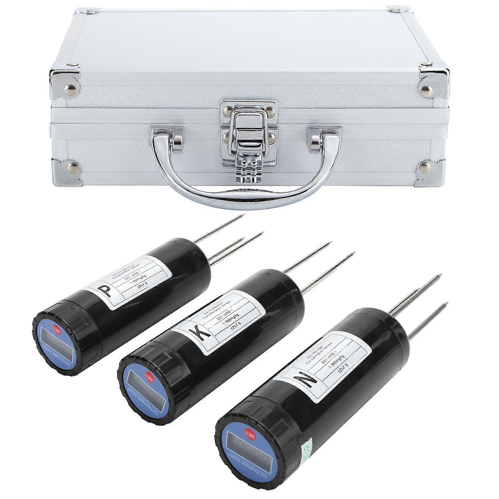 Soil Tester Nutrient Intelligent Fertilizer Detector Meter NPK Sensor Gardening Tool