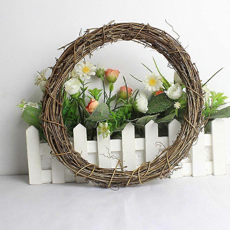 Minglan Natural crafts dry branch rattan wreath DIY natural dry rattan circle