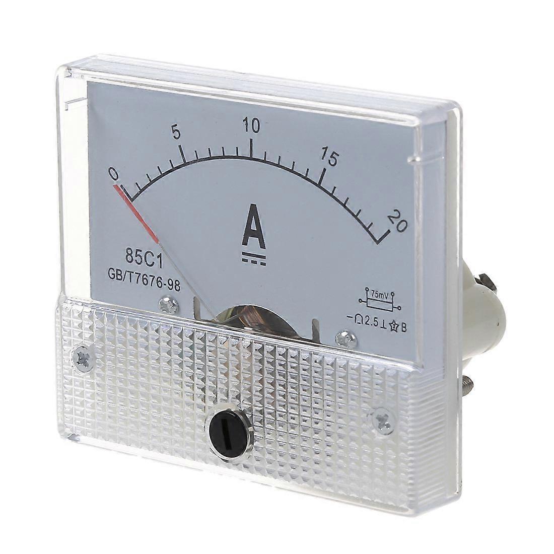  20A Analog Ampere Panel Meter Current Amp