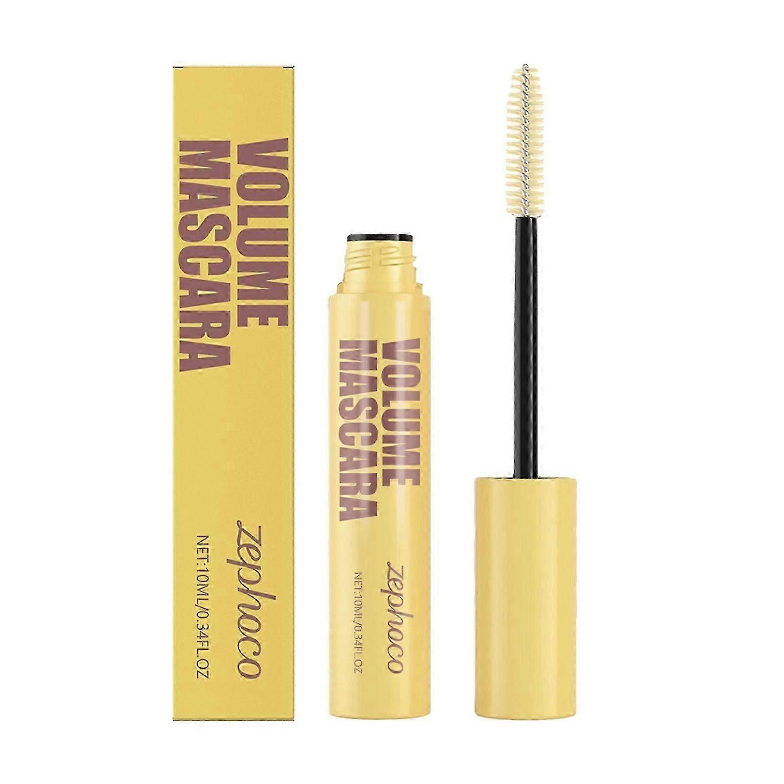 Waterproof Long-lasting Mascara, Volume Mascara Longwear and Smudge Resistant Make Up, Lengthening and Lash-Doubling Formula for Thicker Lashes