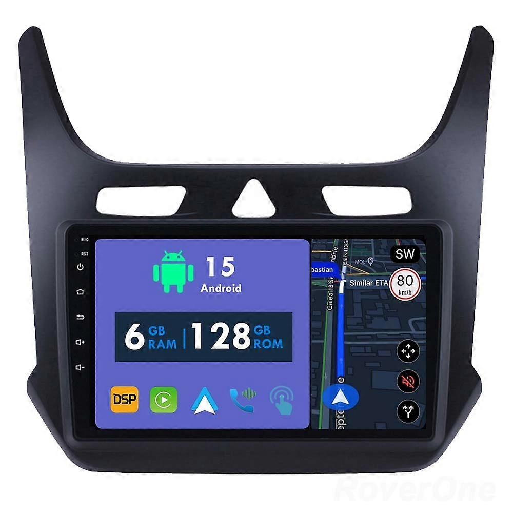 Car Radio 6G+128G CarPlay GPS Navigation Head Unit for Chevrolet Cobalt 2 2011 - 2018 Android Auto Bluetooth Stereo Touch Screen