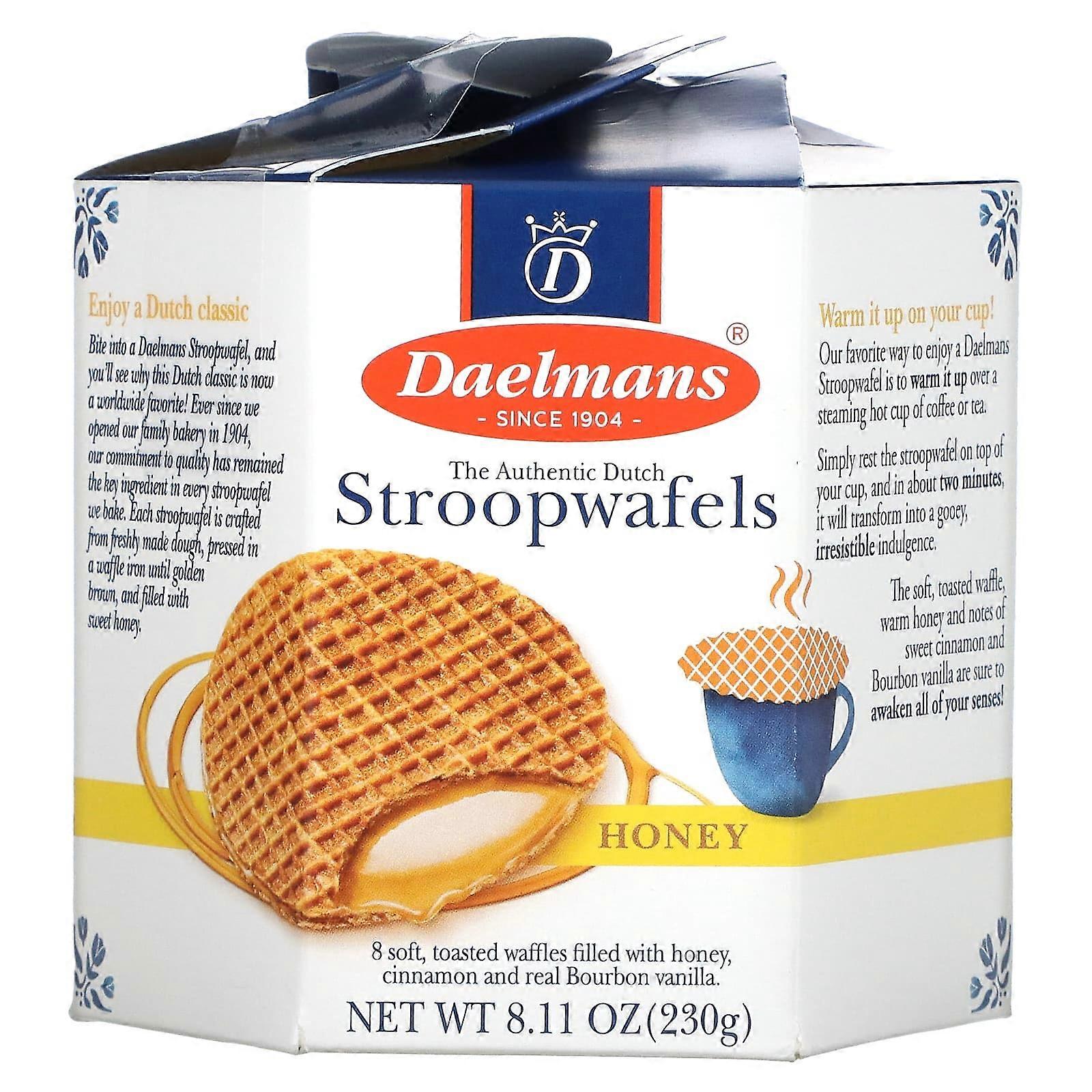 Stroopwafels, Honey, 8 Waffles, 8.11 oz (230 g)
