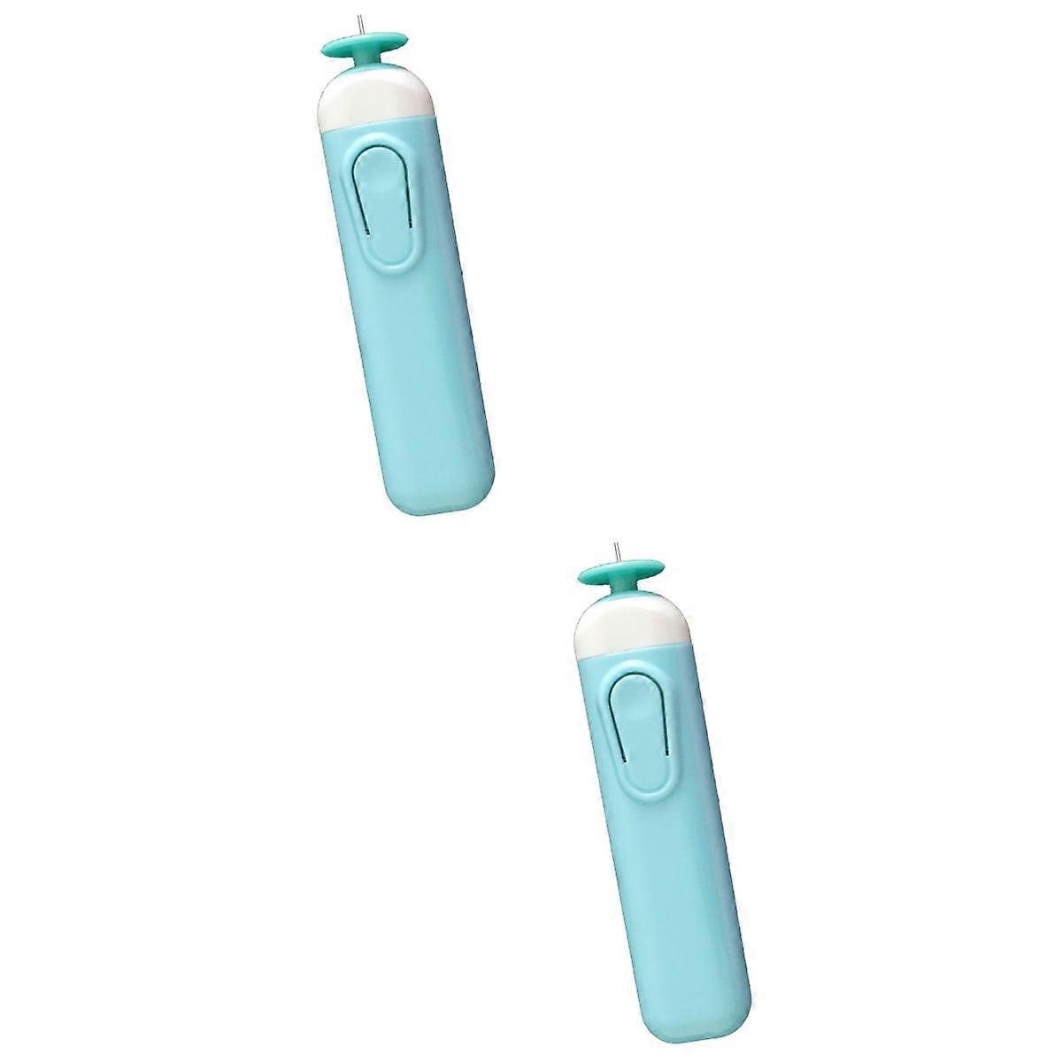 2 PCS Pen Roller Tool Paper Craft Rolling Curls Battery Operated The Cerulean