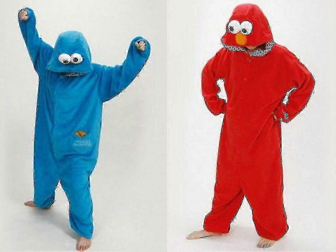 Erwachsene Sesamstraße Cookie Elmo Kostüm-r