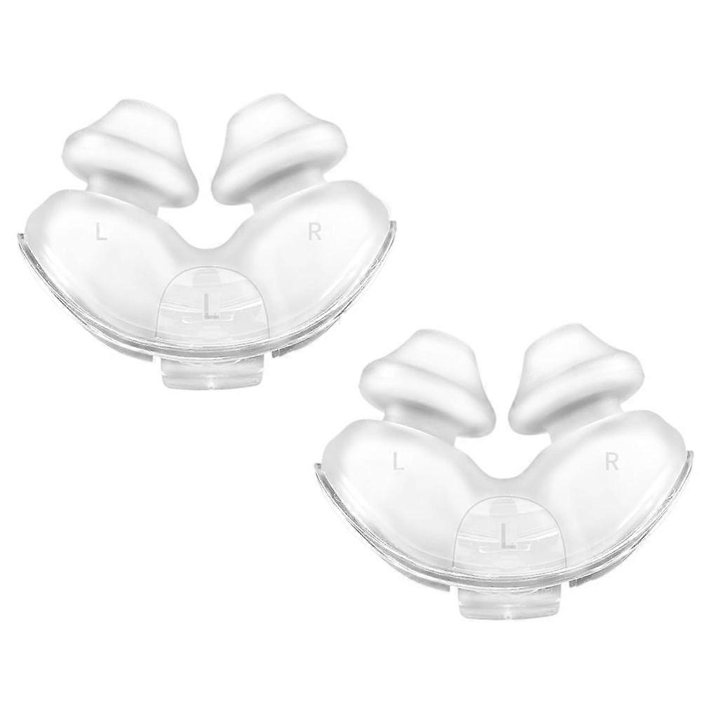 2 Pack Replacement Nasal Pillow Cushion for P10, Replacement Nasal Pillow CPAP Mask Cushion,Large