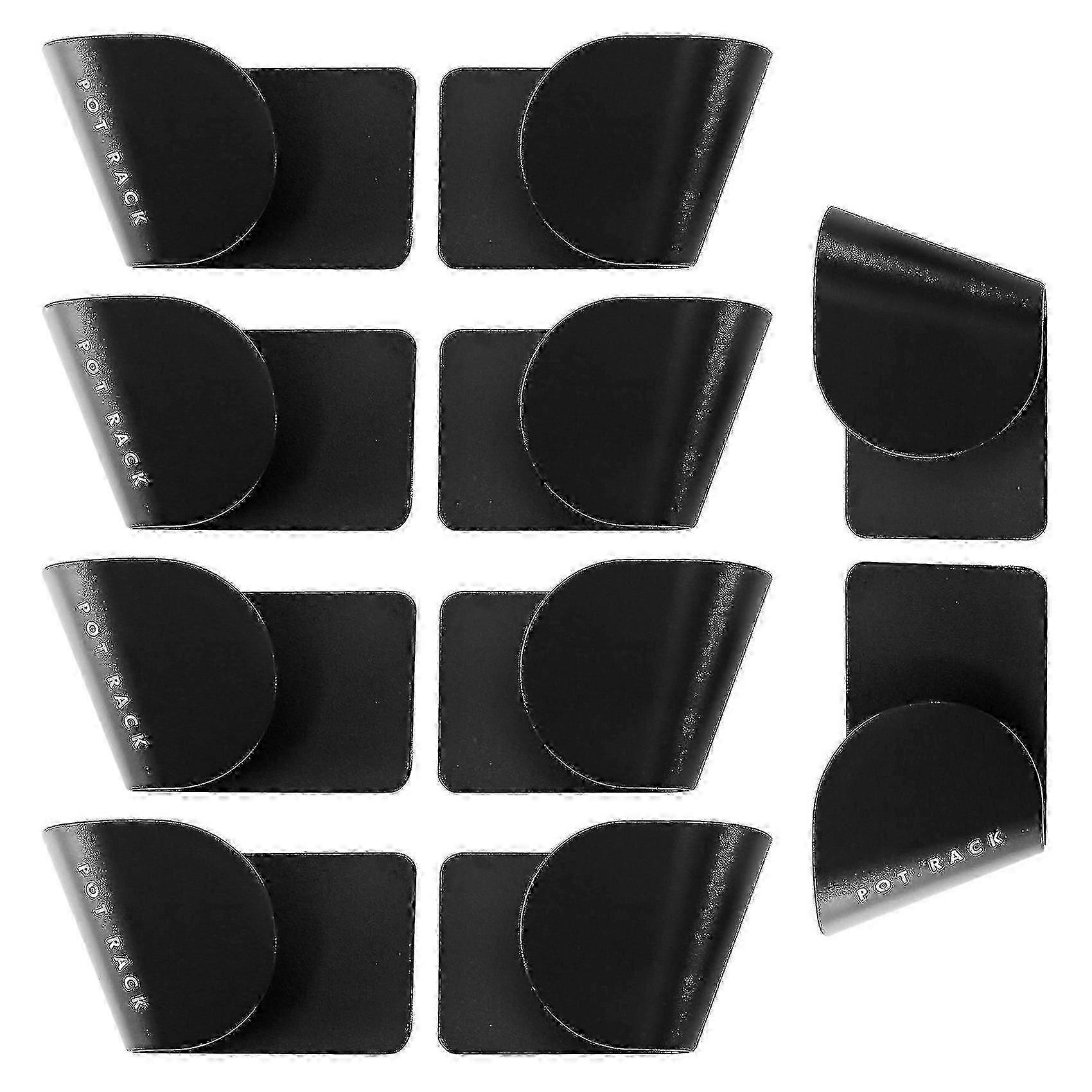 Pot Lid Holder with 5 Pairs of Adjustable Cabinet Organizers for Pan and Lid Organizing