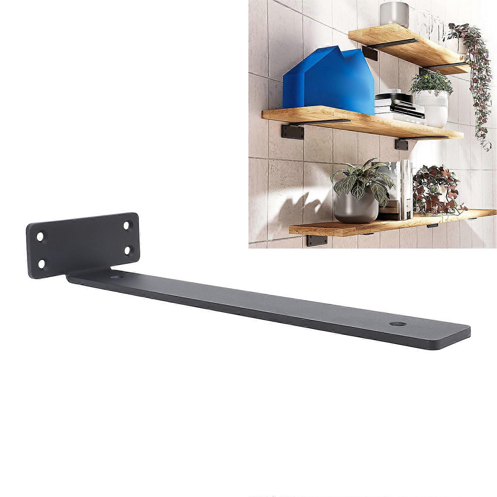 6PCS Floating Shelf Bracket 12 Zoll Hohe Tragfähigkeit Floating Wall Regal Bracket für Zuhause 