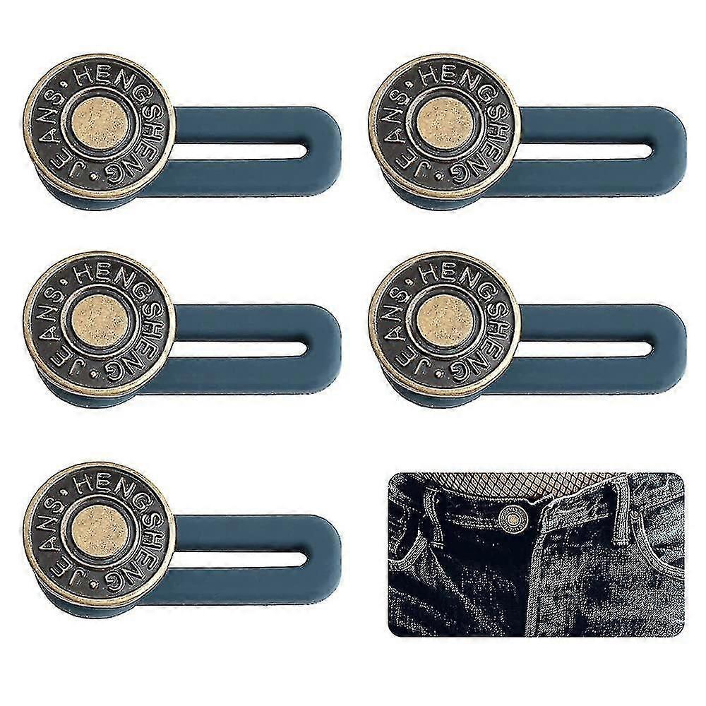 Knappförlängare för byxor Midjeförlängare för herrbyxor Jean Knappförlängare Midjebandsförlängare (5st)