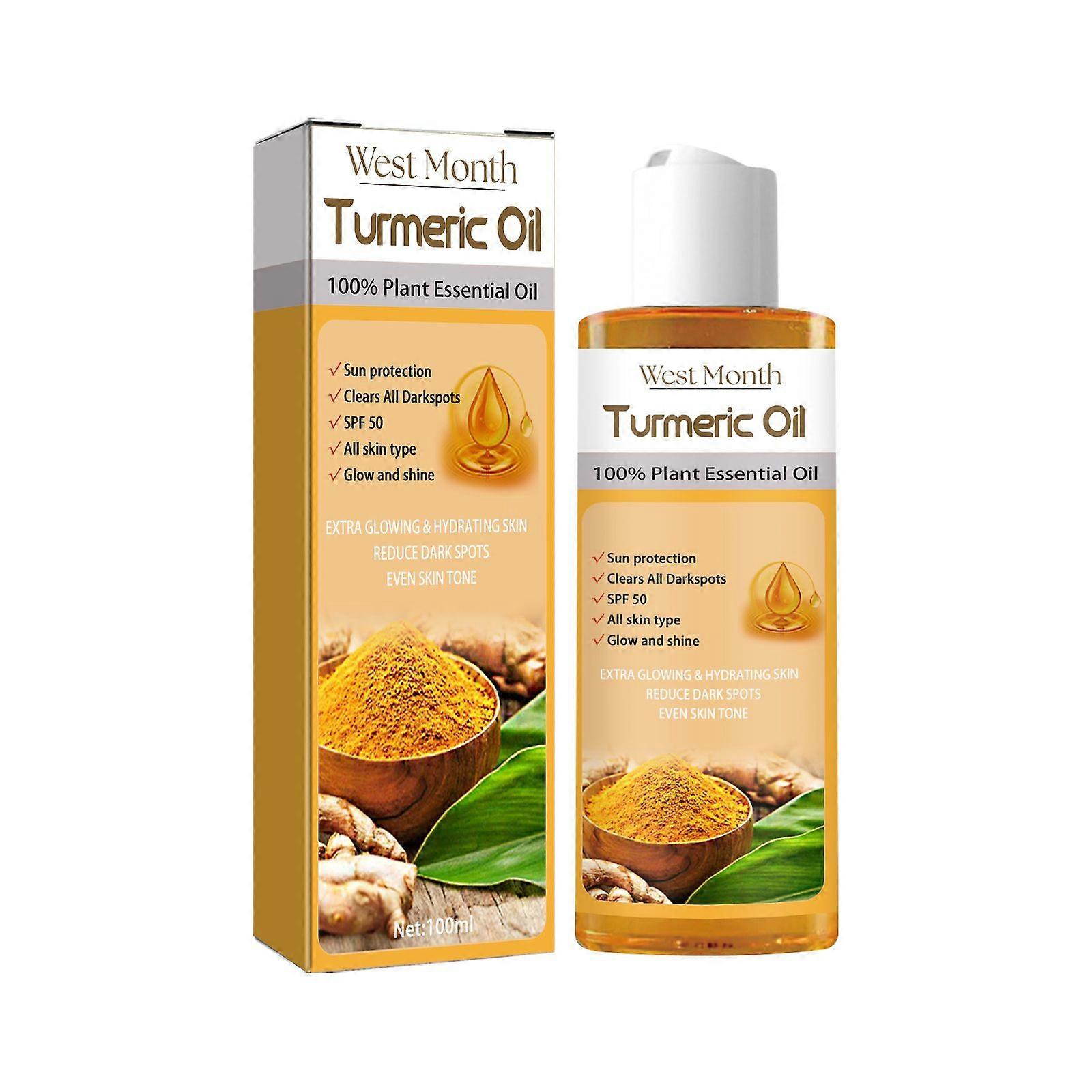 West Month Turmeric Essential Oil For Face - Brightening
