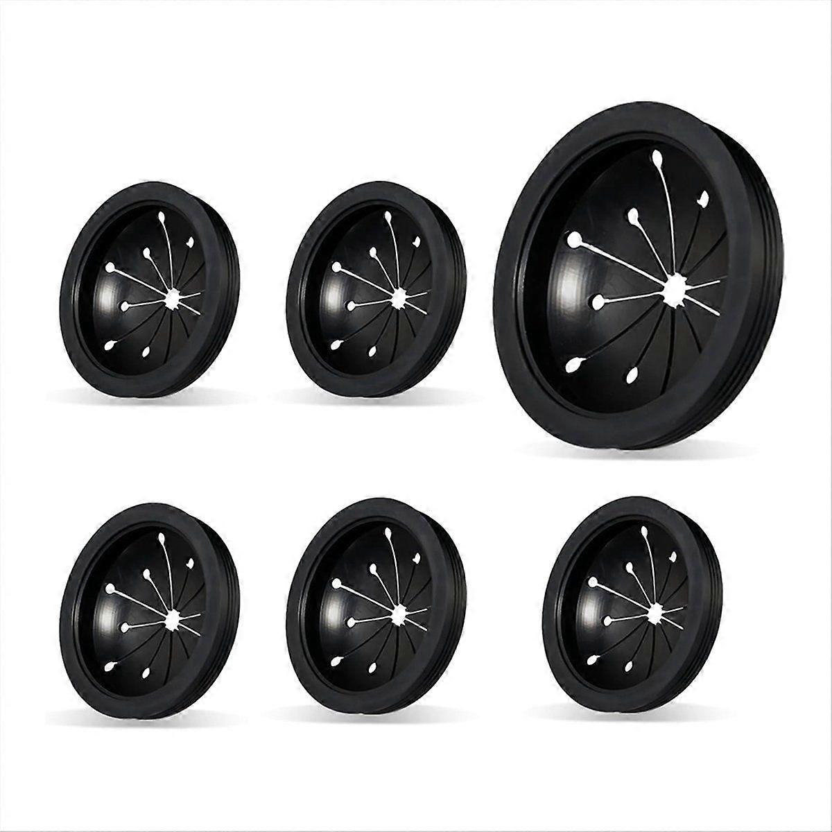 6 Pcs Garbage Disposal Splash Guard Sink Baffle Cover - with Multi - Function Drain Plugs for Whirl