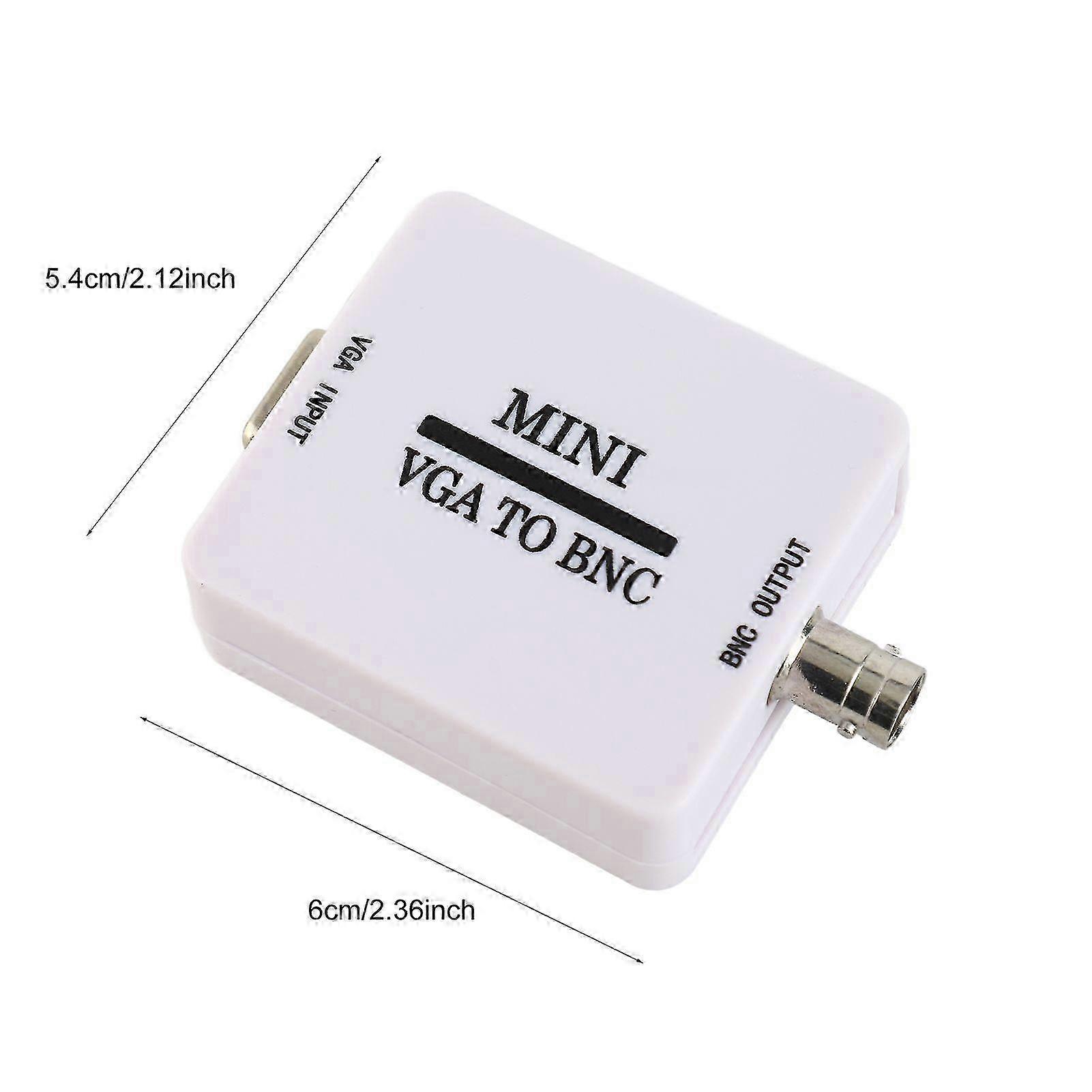 VGA to BNC Video Converter Box VGA to BNC Adapter Converter Digital Switcher Box for HDTV Monitor