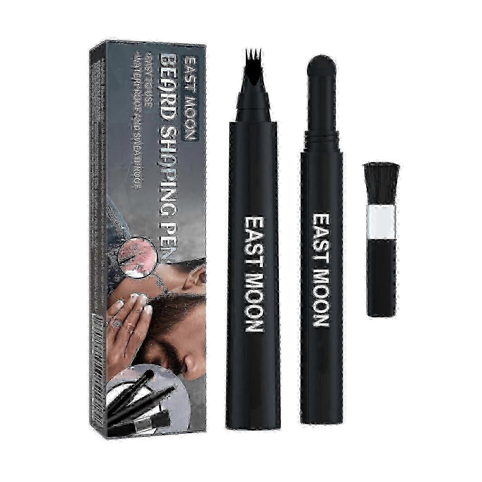 مجموعة أقلام حشو اللحية ، 3 في 1 حشو اللحية للعناية باللحية للرجال