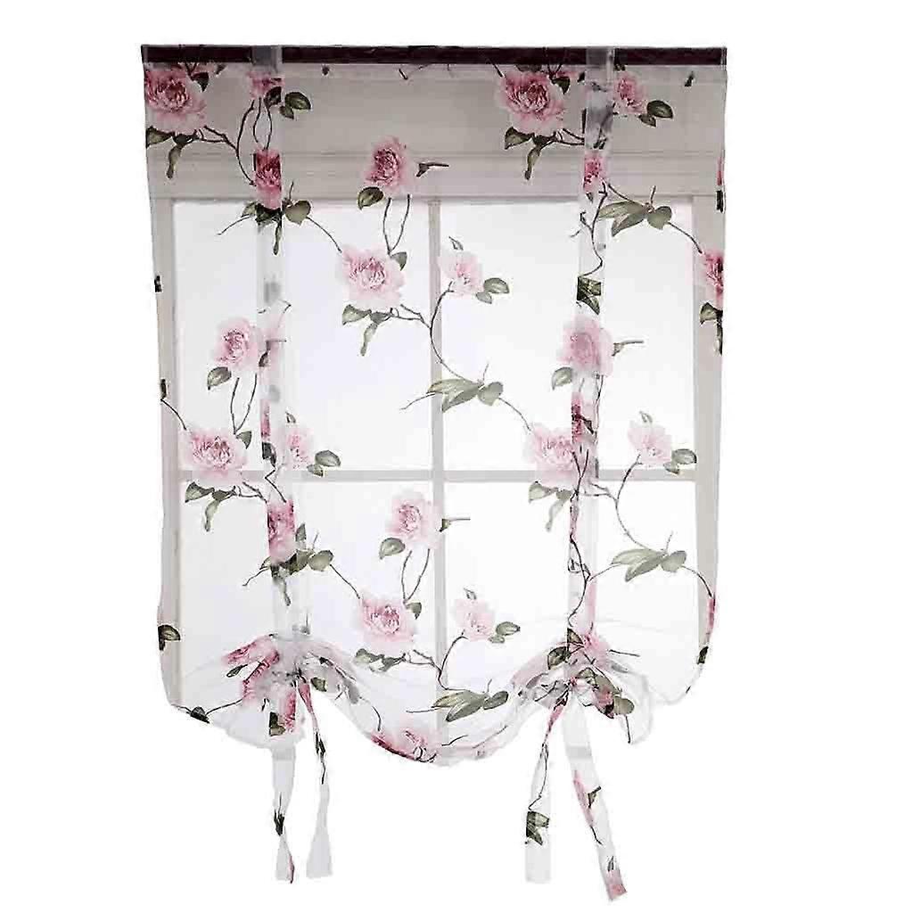 Leaves Sheer Window Blackout Curtains Window Voile Drape Fabric Window Blackout Curtains Thick