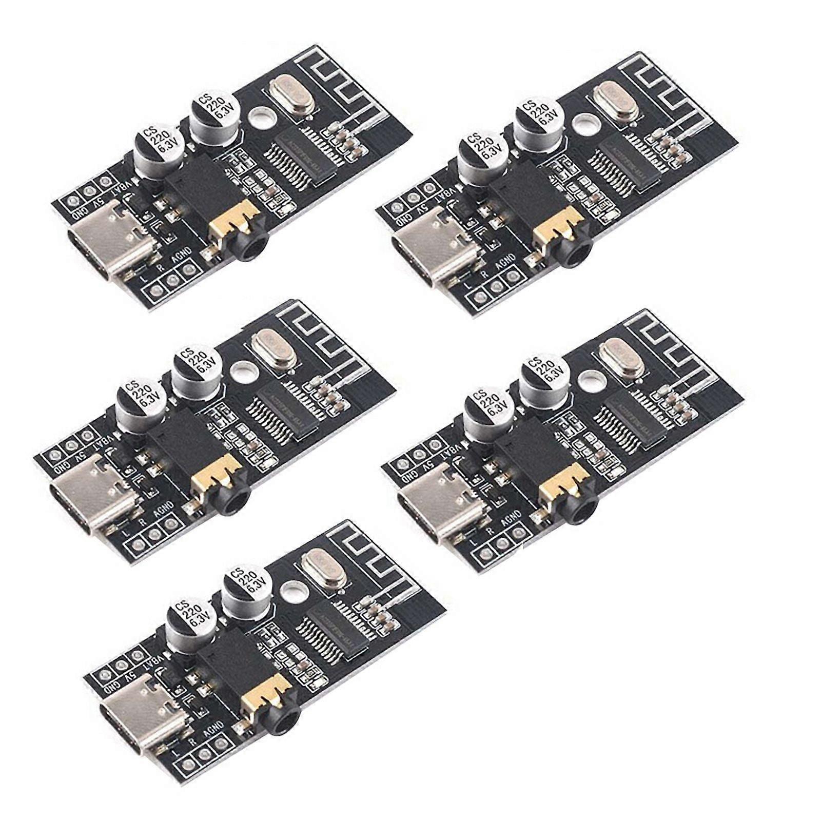 5PCS -M28 Wireless Bluetooth Audio Receiver Board Module HIFI DIY Amplifier Board Bluetooth 4.2 HIFI DIY Module,A