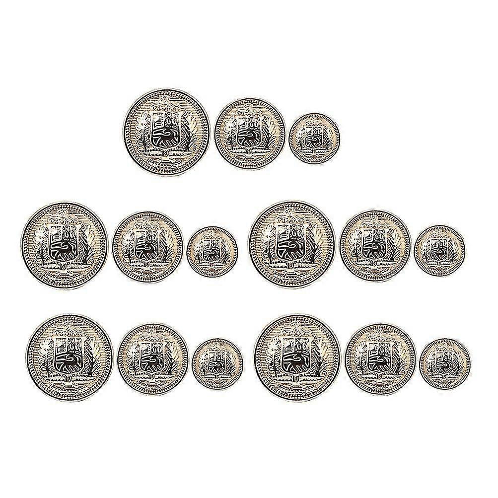 30Pcs Metal Coat Buttons Coat British Style Buttons Coat Decorative Buttons