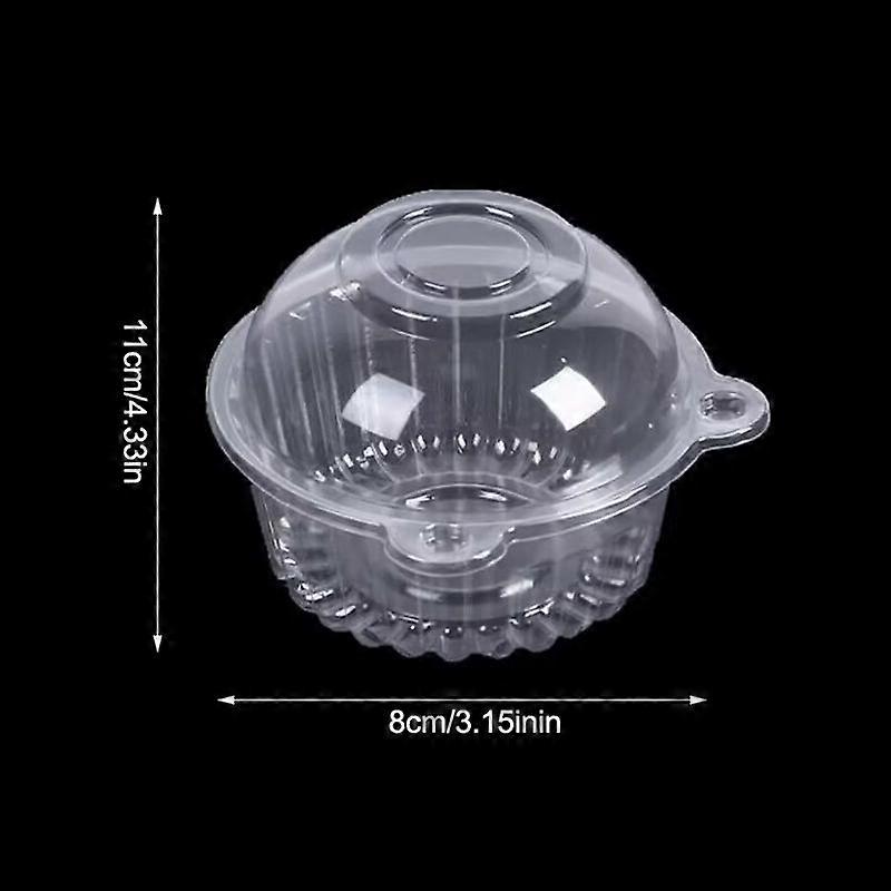 100 Pcs Cake Slice Boxes Cupcake Slice Container Square Individual Single Dessert Box Triangular Sandwich Cheesecake Storage Box