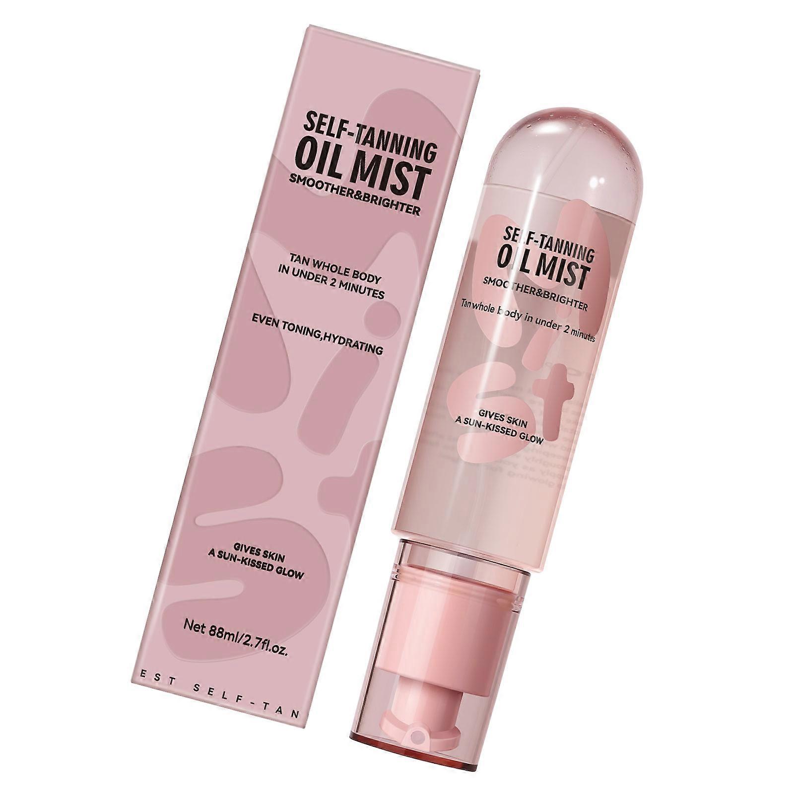 Sunless Tanning Mist Achieve A Stylish Bronze Look Adult Tanning Solution Daily Skincare Routine For Full Body Use Multicolor