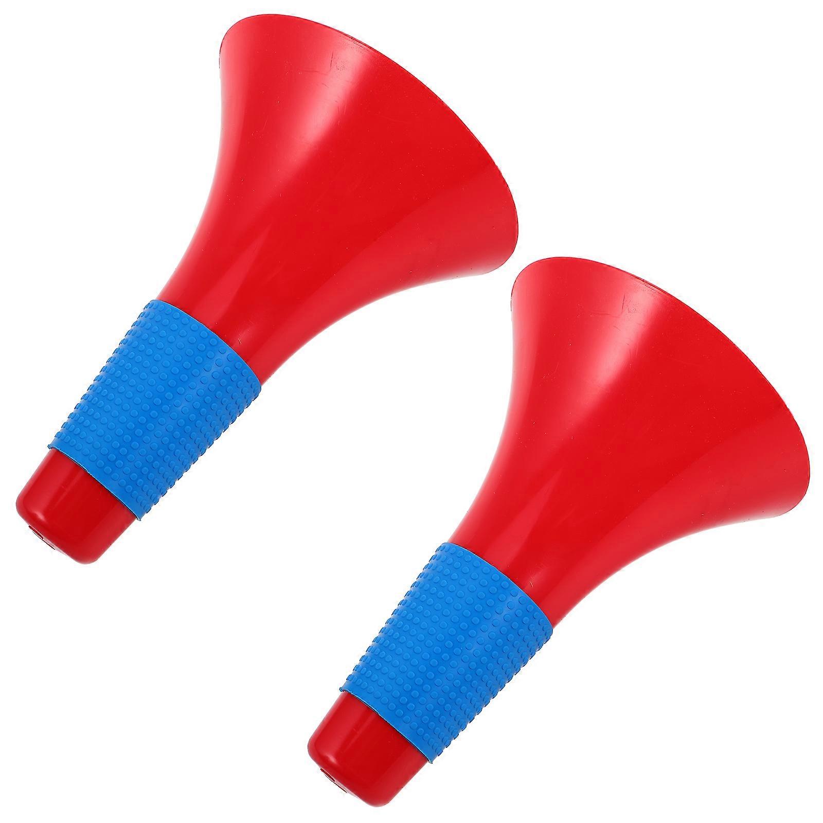 Red Plastic Soccer Cones for Agility Training 2Pcs Marker Cones for Drills