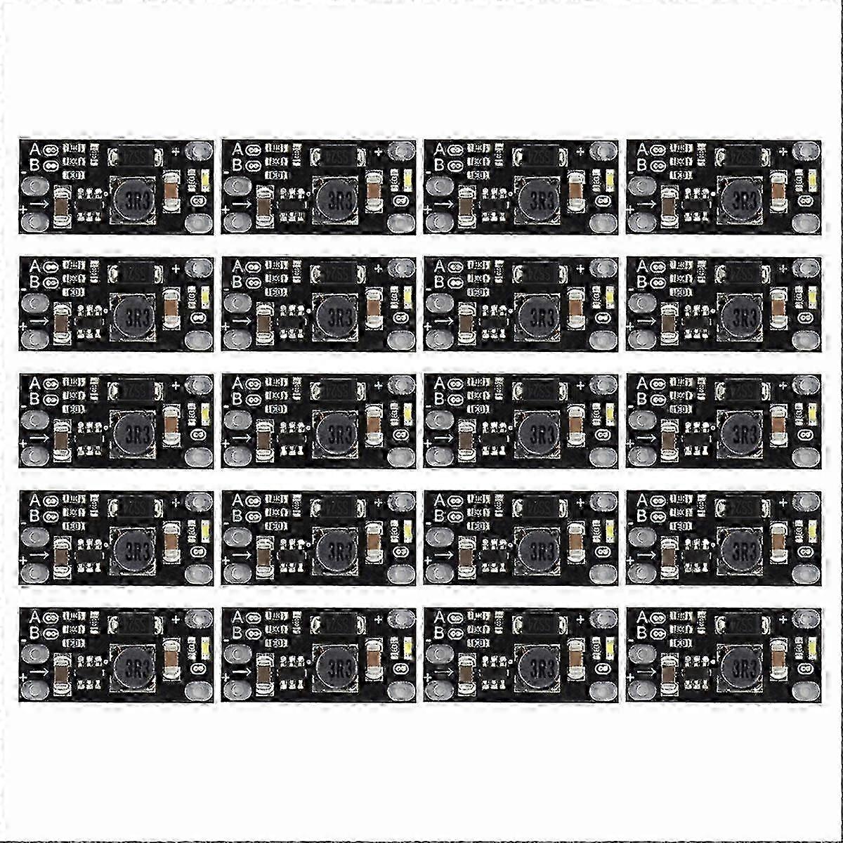 Mini DC-DC Boost Step Up Converter 3.7V to 12V Voltage Regulator Module for Lithium Battery Pack - 20 Units