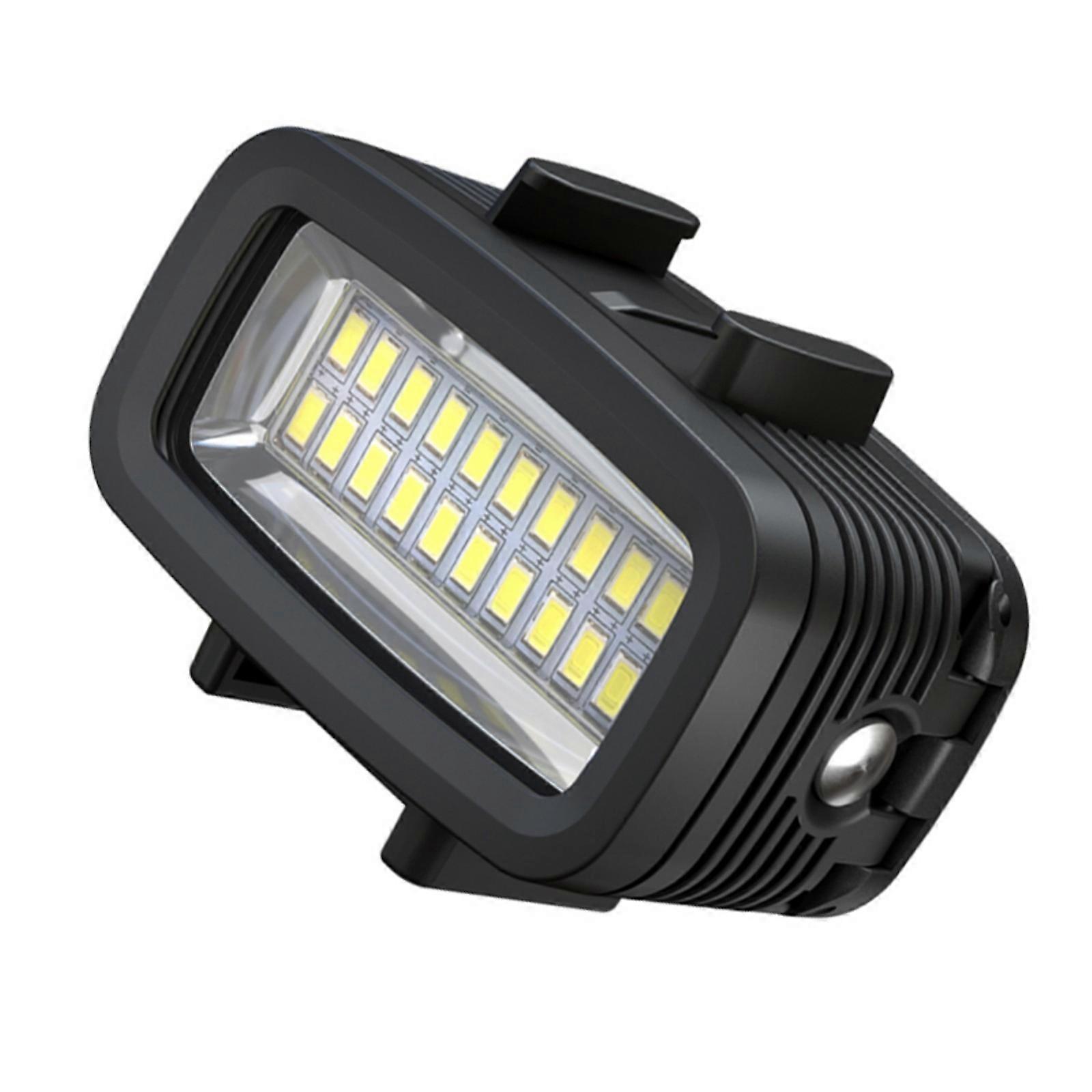 Dense LED Fill Light for Underwater Firing 3 Exchangeable Filters USB Rechargeable Long Permanent Battery Multicolor