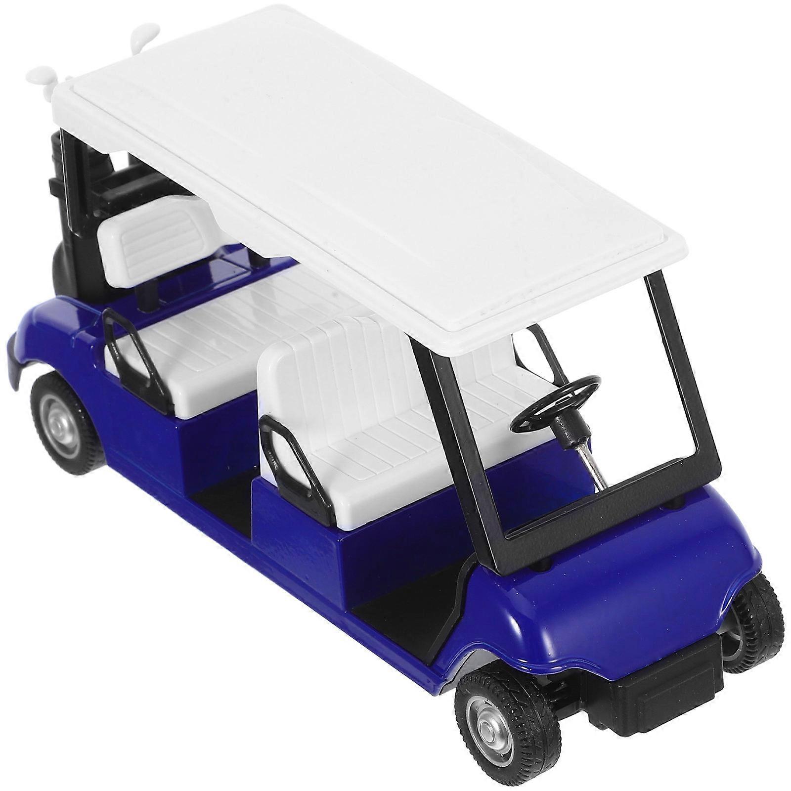 Pullback Action Golf Cart Model For Parties And Collectors Ideal For Office Desk 6.3X3.1X2.2in 1Pack