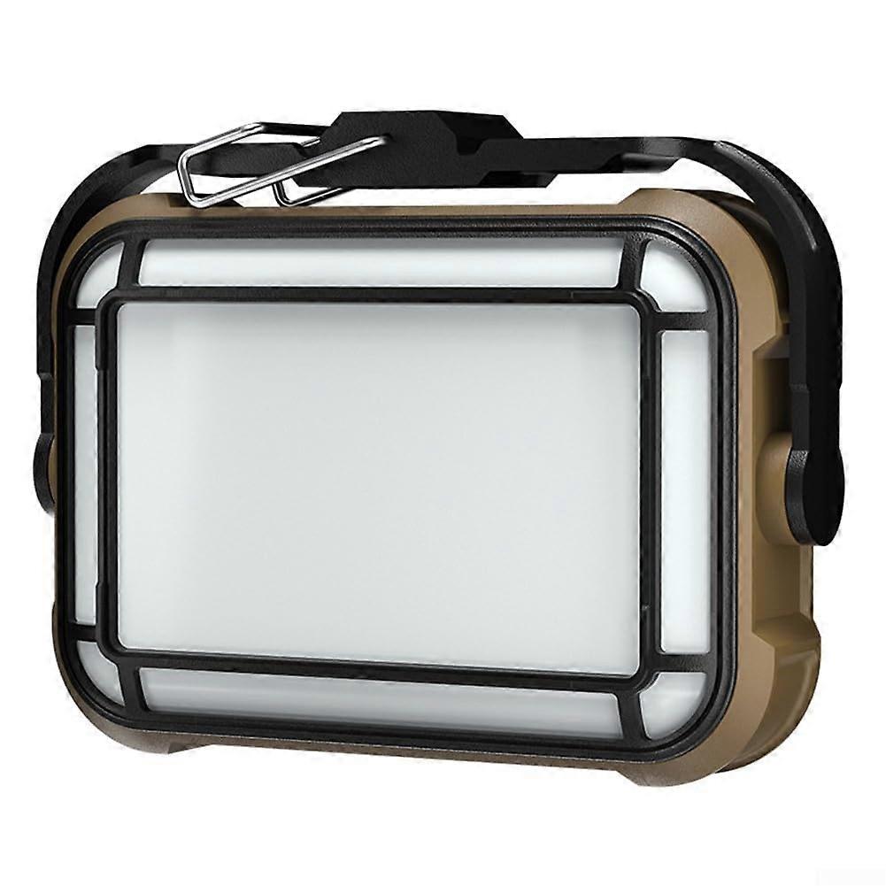 LED Solar Work Light with 3600mAh Battery, 4 Color Modes, USBC Charging, Waterproof for Camping