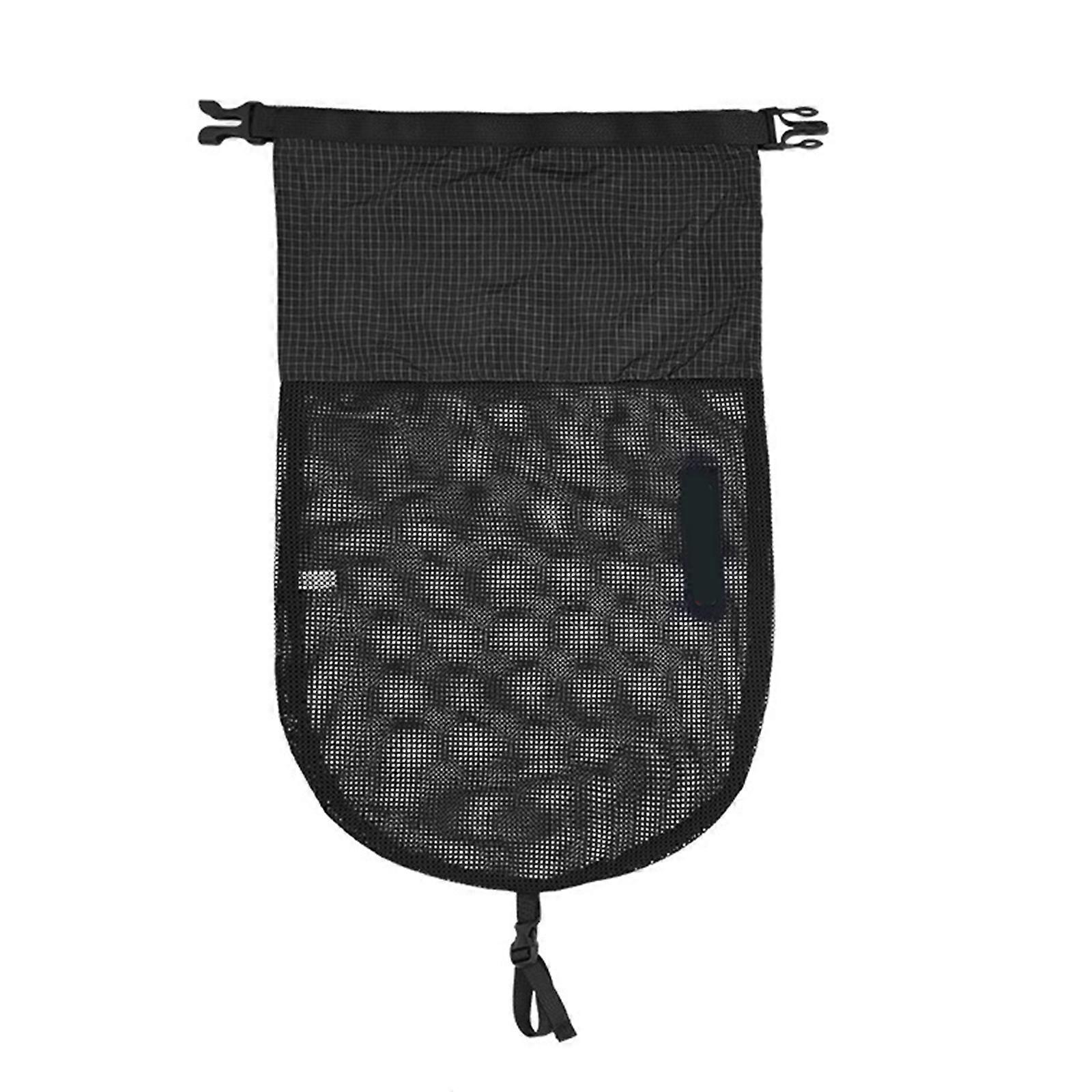 Tear Resistant Nylons Shoe Pouches With Expandable Roll Top Compartment And Permeable Panel For Footwear Protecting Multicolor