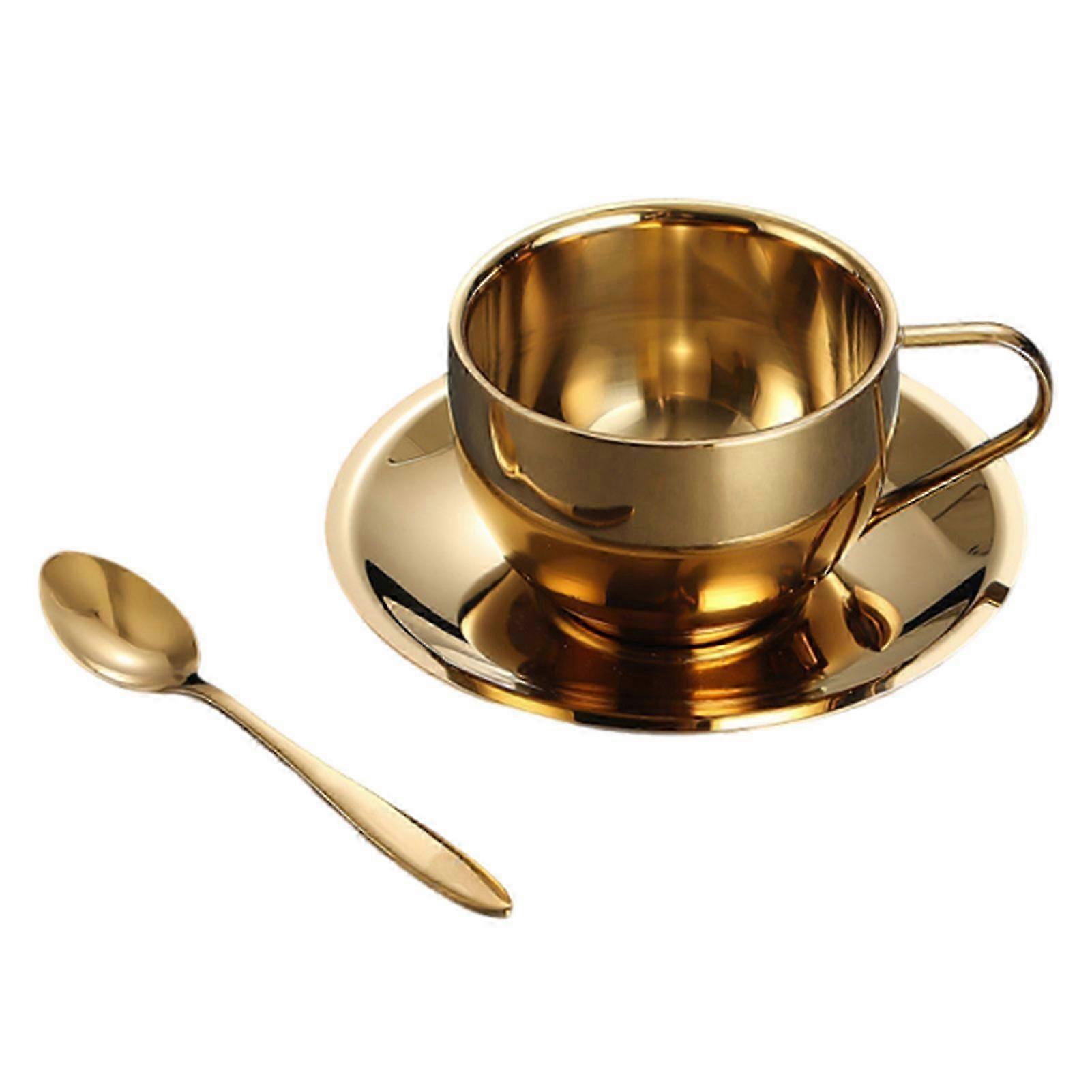 kaffemuggset i rostfritt stål, diskmaskinssäkert