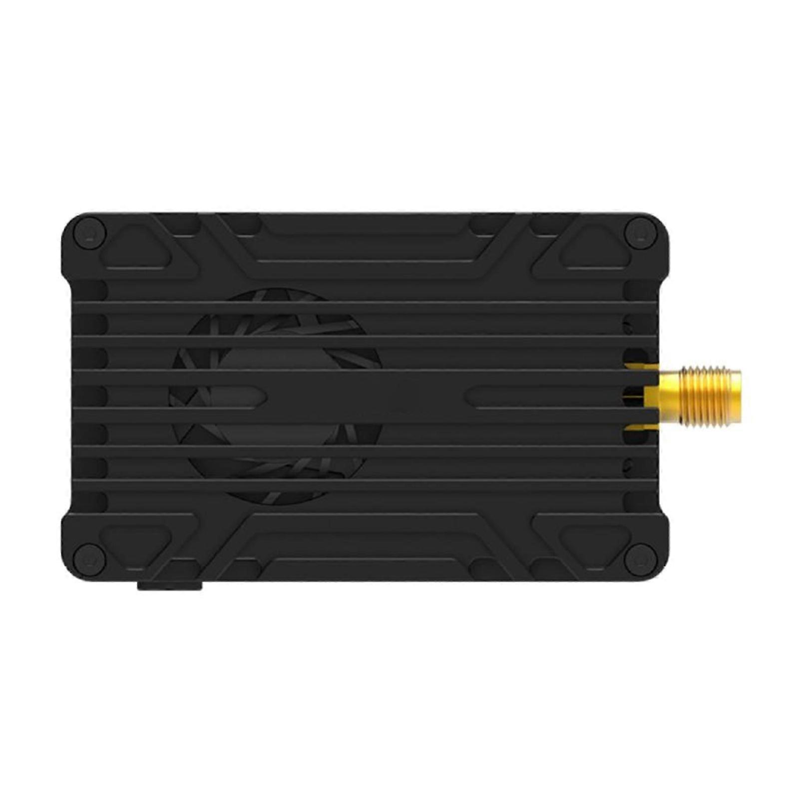 1 Set 4.9G~6G 80CH 10W VTX Transmitter Heat Dissipation Casing Shell 20x20mm 9-36V for Aircraft FPV UAV Multicolor