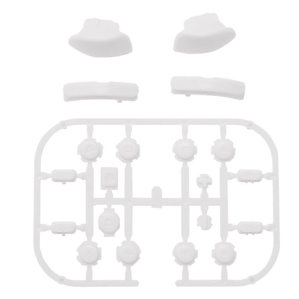 White Replacement Buttons for Nintendo Switch JoyCon Model Full Set with Installation Tools Enhanced Gaming Experience