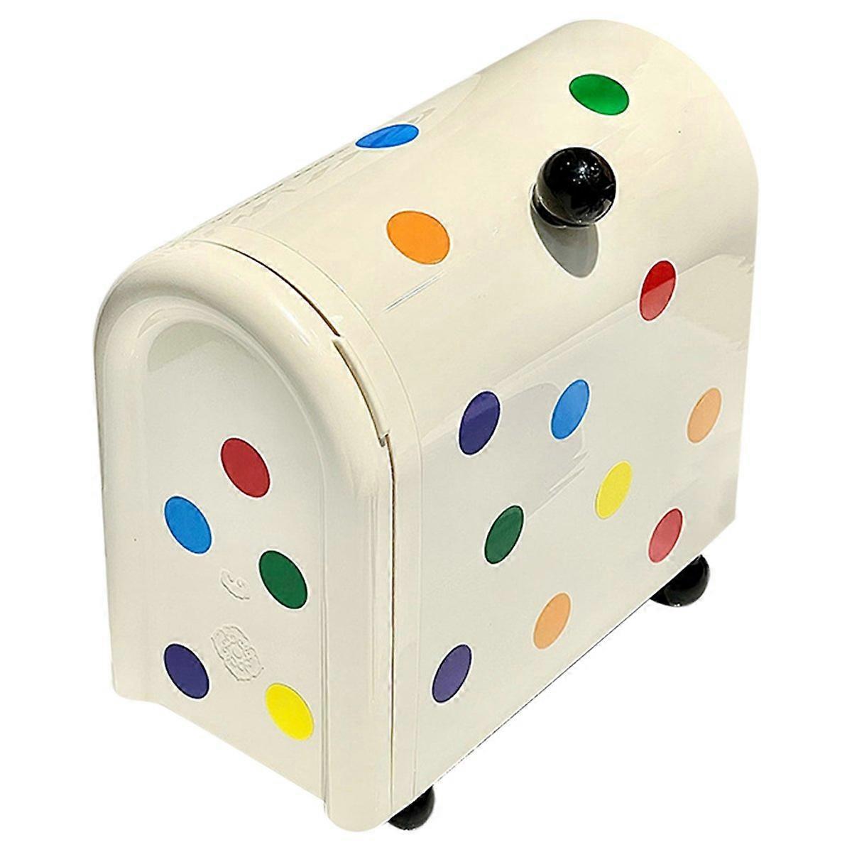 Dormitory Desktop Polka Dot Storage Box Dressing Table Lipstick Jewelry Debris Sorting Box Drawer Co