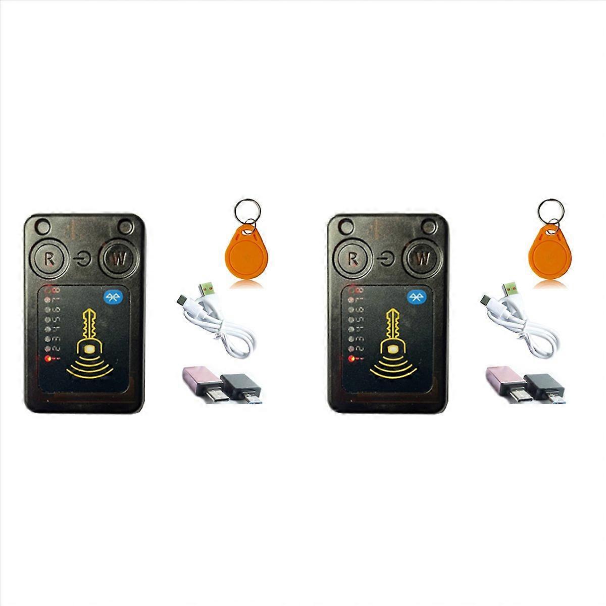 2X RFID ChameleonU Smart Chip Reader ISO14443 Key Detection EM125KHZ IC 13.56Mhz Badge Decode RFID E