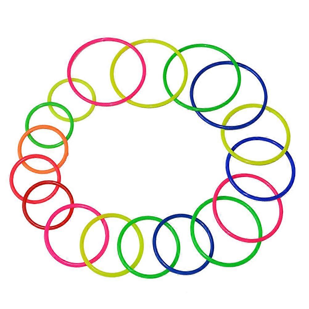 Toss Rings for Kids Plastic Ring Toss Game 21Pcs Assorted