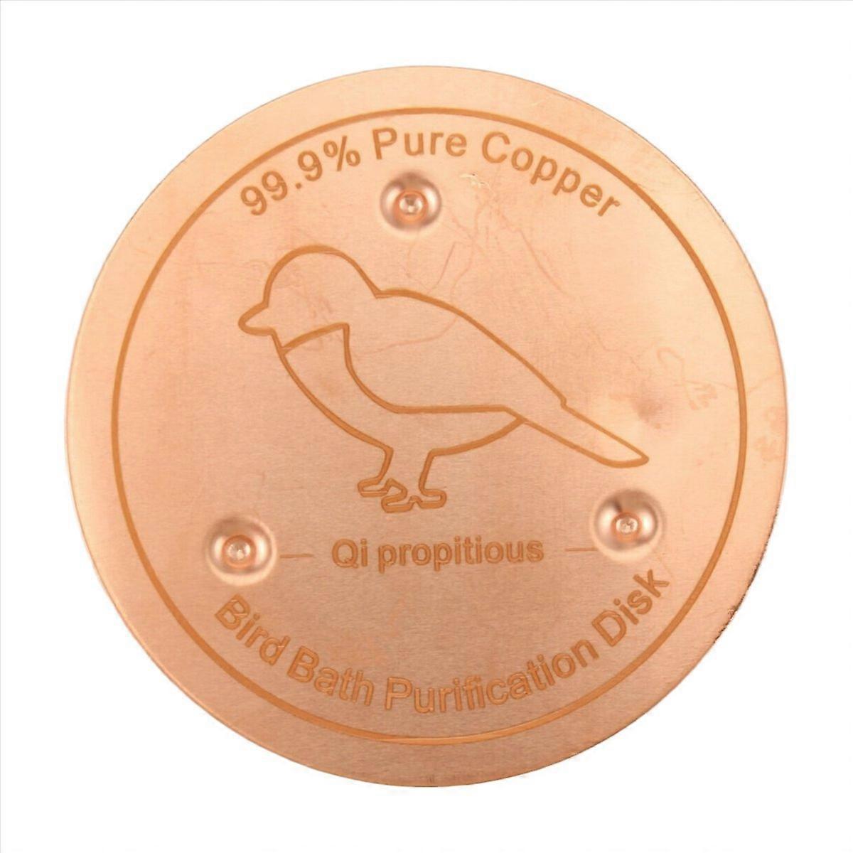 Bird Bath Purification Disk Purification Cleaner Stable Triple-Point Support Safe Clean Water for Ou