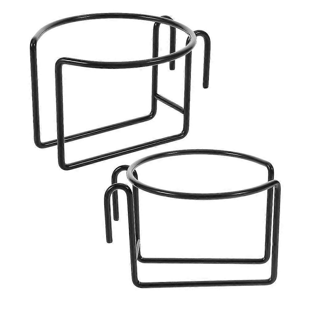 Raindrops 2pcs Shopping Cart Cup Holder Multi Functional Hanging Rack for Coffee Cups