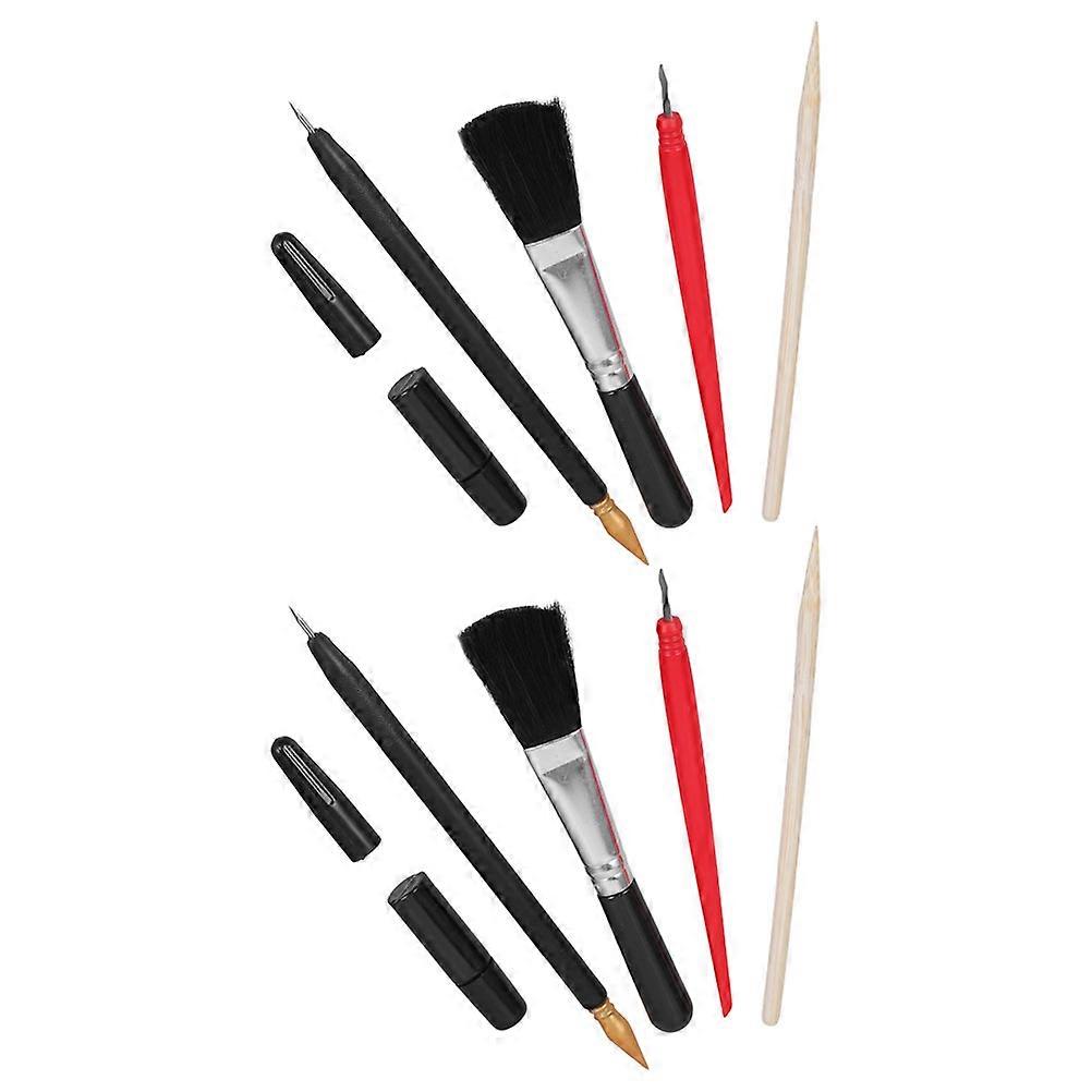 Unique Creations 10Pcs Scratching Tool Kit For Craft Projects Various Shapes High Durability Exceptional Performance