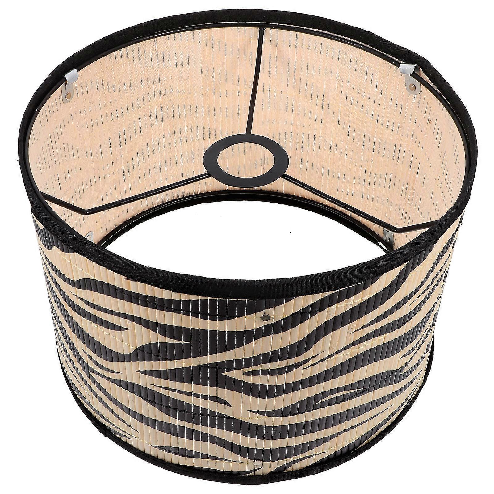 Desk Lamp Shade Bamboo Replacement for Home Use Bamboo Patterned