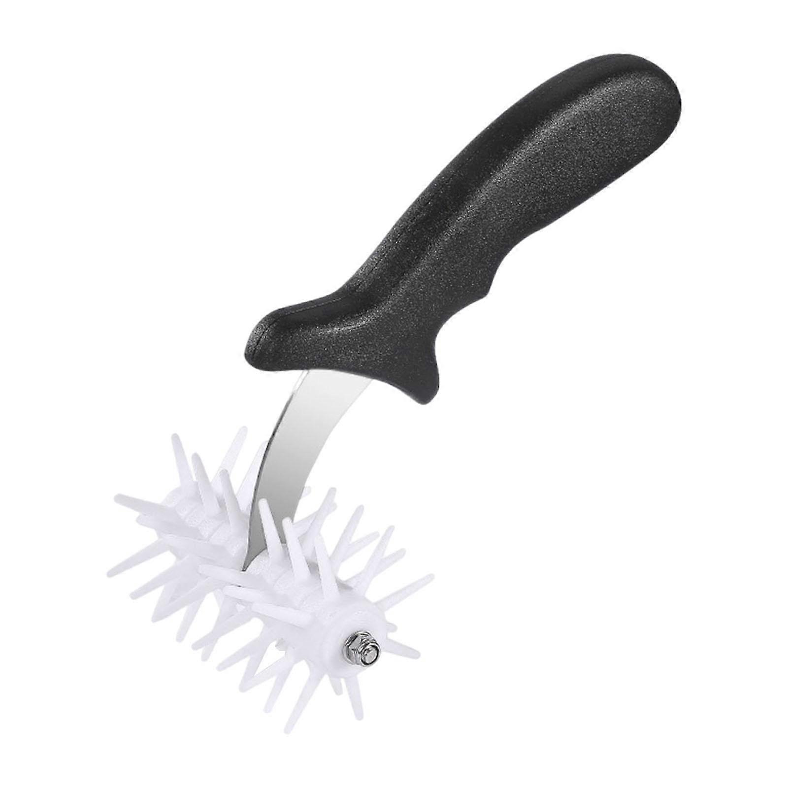 Pizza Dough Roller and Dough Docker Tool for Even Baking and Air Bubble Removal, 8.66 Inch