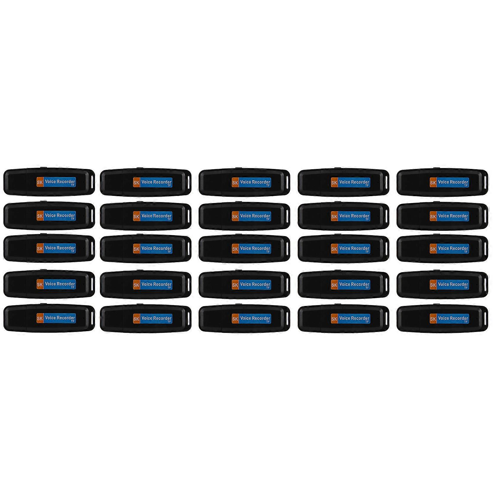 20X Mini U-Disk Digital Audio Recorder USB 3.0 Flash Drives Maximum Support 32GB Memory Card Black