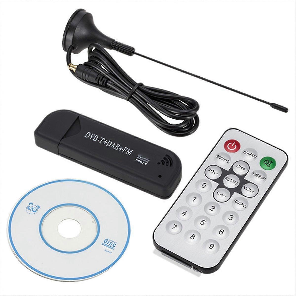 USB2.0 FM Digital TV Tuner Stick Receiver for Real-Time Recording