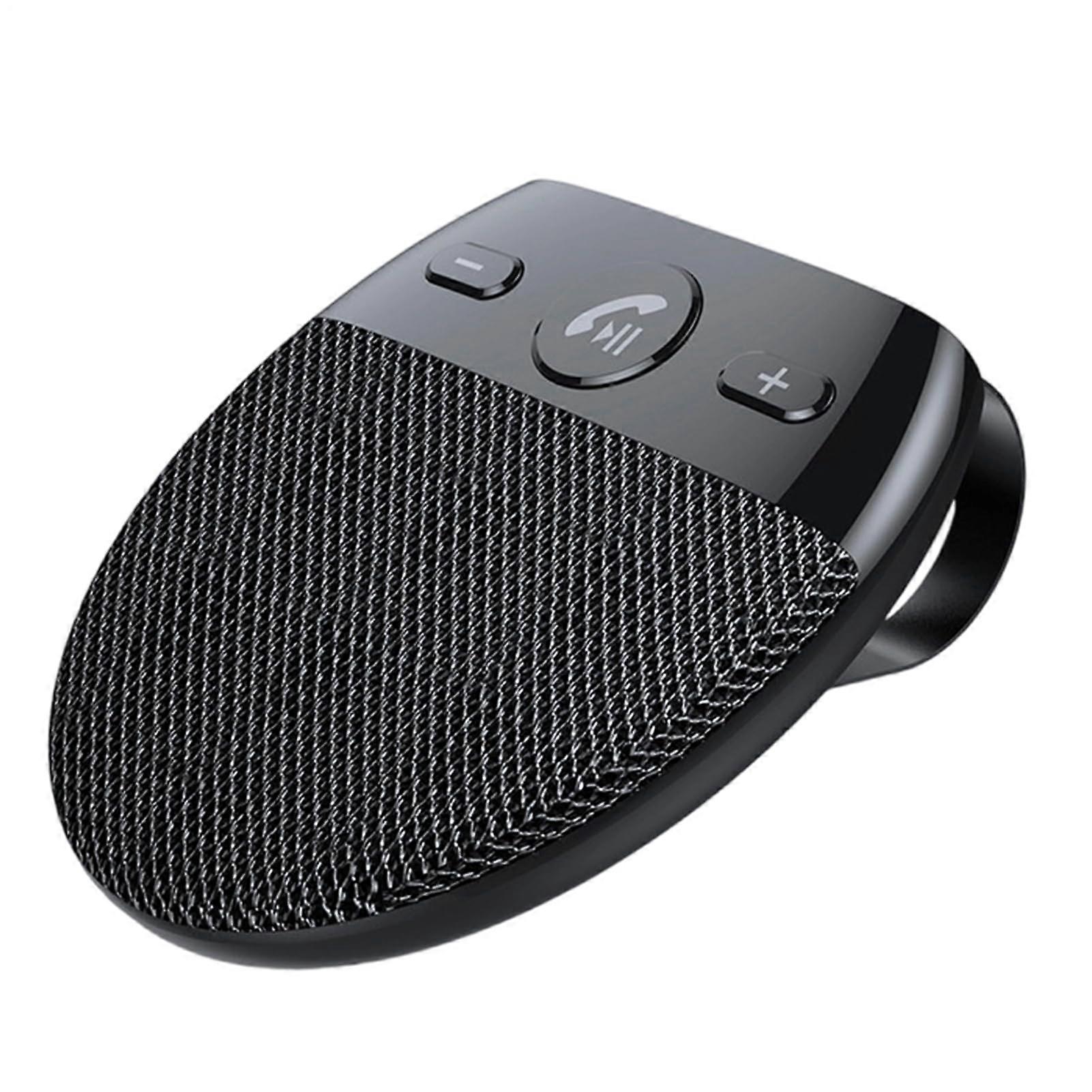 Bluetooth Car Speaker with Clear Hands Calls, Long Battery, Wireless Sun Visor Design for Driving